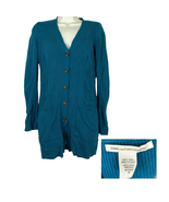 Diane Von Furstenberg Wool Long Cardigan Sweater SMALL - £38.72 GBP