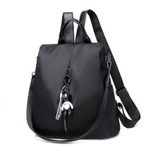 2019 Fashion Women BackpaSolid Zipper Travel Backpack Female OxTravel Bag Anti-t - £24.72 GBP