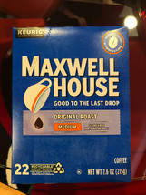 MAXWELL HOUSE ORIGINAL ROAST KCUPS 22CT - £17.97 GBP