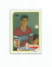 Steve Avery (Atlanta Braves) 1989 Topps Rookie Card #784 - £3.98 GBP