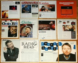 Radiohead Spain 1990s/00s Clippings Photos Magazine Articles LP Ad Thom ... - $8.34