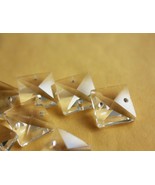 50PCS 16mm Class Square Bead Crystal Prism Chandelier Chain Lamp Part 2 ... - $12.46