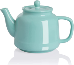Porcelain Teapot with Infuser and Lid, 35 Fl Oz Teaware with Stainless Steel Fil - £22.89 GBP+