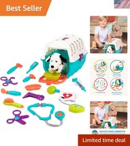 15-Piece Veterinarian Toy Set with Plush Dalmatian &amp; Carrying Case for T... - $644.52 MXN