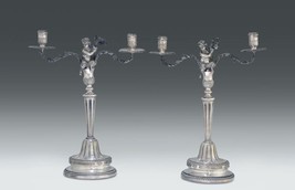 Silver candelabras antique . Pair. 1792. - £5,485.88 GBP