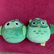 Plush Owl Keychain – Cute Double Owl Stuffed Animal Key Ring, 2.8 x 4.7 ... - $252.28 MXN