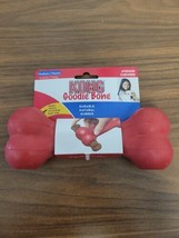 KONG Goodie Bone Dog Toy Durable Natural Rubber Treat Insert Slots On Ea... - $15.35