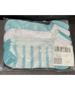 Tommie Copper 4PK UltraGuard Compression Ankle Socks S Small Teal Stripe... - $41.37 CAD