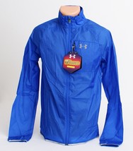 Under Armour Coldgear Infrared Blue Run Lite Running Jacket Men&#39;s Small ... - $74.24