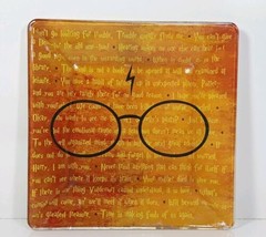 Harry Potter Quotes Harry&#39;s Glasses Inspired Art Handcrafted Deco Podge ... - £15.98 GBP