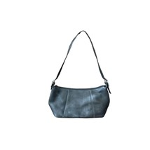 Tignanello Black Leather Handbag Purse Crossbody 14x6x4.5 - $23.75