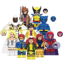 8Pcs Marvel Super Heroes Wolverine Storm Cyclops White Queen Minifigure ... - $23.89