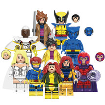 8Pcs Marvel Super Heroes Wolverine Storm Cyclops White Queen Minifigure ... - $23.89