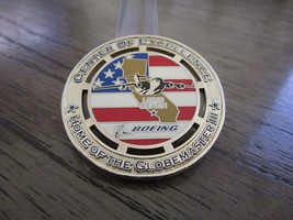 Boeing Long Beach CA Home Of The Globemaster III Challenge Coin #741Q - £19.46 GBP