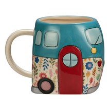 Home is Where You Park It Coffee Mug Retro Floral Camper Large 20.96 oz ... - $16.90
