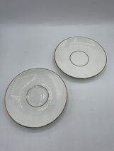 2 MicroSafe by Lenox Continental Dining Gold Saucer Bs281 - $36.36 MXN