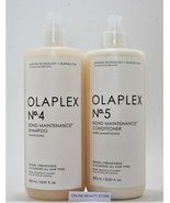 Olaplex No 4 Shampoo &amp; No 5 Conditioner 33.8 oz/ liter with pump, New, A... - £110.12 GBP