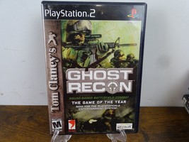 Tom Clancy&#39;s Ghost Recon PS2 Play Station 2 With Manual - £6.16 GBP