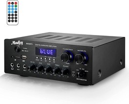 Moukey Home Audio Amplifier Stereo Receivers With Bluetooth 5.0, 220W 2,... - £58.32 GBP