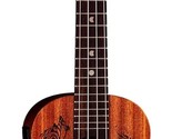 Luna, 4-String Henna Dragon Mahogany Concert Ukulele With Preamp And Gig... - £152.49 GBP