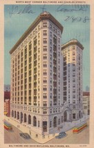 Baltimore and Ohio Building Maryland MD 1938 Postcard A22 - £2.39 GBP