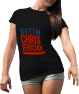 WCW Chris Jericho Basic Black Women T-Shirt - $17.99