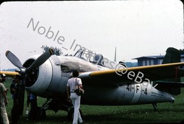 1981 Grumman FM-2 Wildcat 41-F-4 Airplane Air Show Rockford 35mm Slide - £2.71 GBP