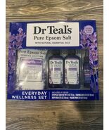 Dr Teal&#39;s Everyday Wellness Set - Lavender 4 Pc Bath  Epsom Salt/Essenti... - €10,11 EUR
