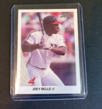 1990 Leaf Series 1 Set Albert Joey Belle Rc Cleveland Indians Rookie Card #180 - £3.11 GBP