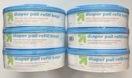 Up and Up 2 Pack Diaper Pail Refill Bags Holds Holds 272 Diapers Each 16... - £25.50 GBP