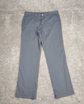Bonobos Maide Pants Men 34x32 Blue Houndstooth Golf Straight Leg Rubberized - £18.07 GBP