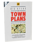 1989 Edition AA Big Atlas Of Town Plans Great Britain - $15.00