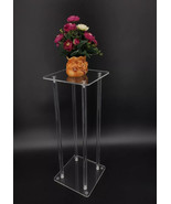 Clear Riser Acrylic Transparent Plexiglass Pedestal Table Stand Podium - $58.84 CAD