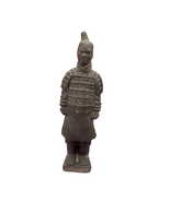Handcrafted TerraCotta Asian Emperor Soldier Warrior Statue Figurine 6.5... - $24.35 CAD