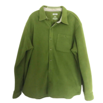 Duluth Trading Green Shirt Jacket XL Very Warm Unlined Soft Feel Light Weight - £12.37 GBP