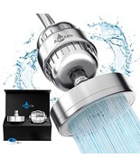 AQUALUTIO Luxury Filtered Shower Head Set 15 Stage Shower Filter With Vi... - €20,04 EUR