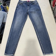Telepatia Skinny Jeans Juniors 11 High Rise Distressed Jeggings Dark Was... - $258.16 MXN