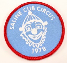 Vintage 1978 Saline Cub Circus Clown Twill Boy Scouts America BSA Camp P... - £9.02 GBP