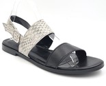LOGO Lori Goldstein Women Slingback Sandals Taylor Size US 10M Black White - £10.28 GBP