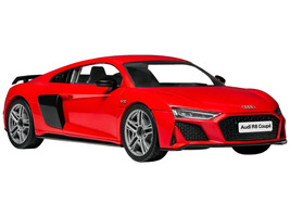 Skill 1 Model Kit Audi R8 Coupe Red Snap Together Model Airfix Quickbuild - $27.76