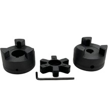 1/2&quot; To 7/8&quot; L095 Flexible 3-Piece L-Jaw Coupling Coupler Set &amp; Rubber, 7/8 - £27.74 GBP