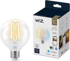 Wiz Clear 60W G25 Tunable White Filament Led Smart Bulb -, Matter Compat... - $30.99