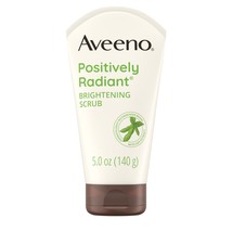 Aveeno Positively Radiant Brightening &amp; Exfoliating Face Scrub, Face Wash, 5 oz. - £23.48 GBP