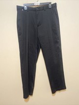 Haggar Pants Men’s 34x30 Black Classic Fit Premium KHAKI - £8.50 GBP