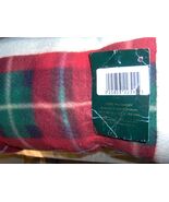 Red Green Holiday Plaid Sherpa Throw 50 in X 60 in for Couch Sofa Bed Mo... - $48.33