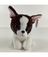Ty Beanie Babies Portia 6&quot; Plush Bean Bag Stuffed Toy Boston Terrier wit... - $20.24 CAD