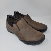 G.H. Bass Co Mens Hiking Shoes Sz 8.5 M Garfield Slip On Brown Leather Loafers - £35.28 GBP