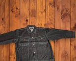 VTG Deadstock NWT Webs Black Denim TRUCKER Jacket Size 2XL  100% Cotton - $48.51