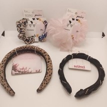 Scunci 6 Piece Scrunchies &amp; Headbands Leopard Print Mommy &amp; Me - £6.97 GBP