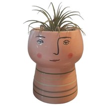Opalhouse Stoneware Ceramic Face Planter Pot Succulent Air Plant NOT Inc... - $16.81